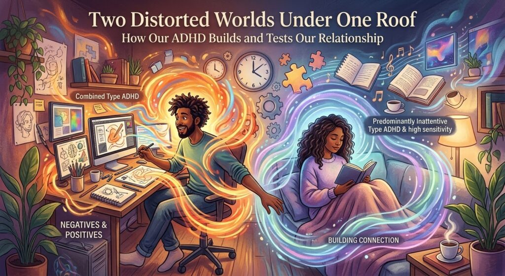 Two Distorted Worlds Under One Roof: How Our ADHD Builds and Tests Our Relationship 1000020371